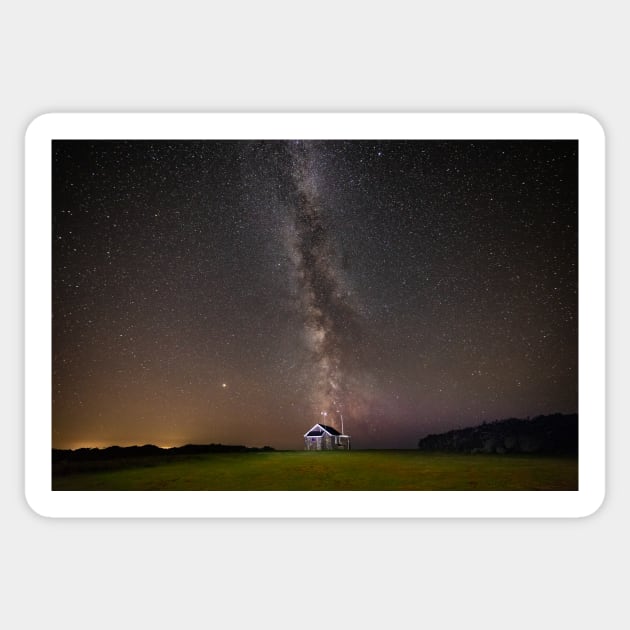 Coastguard Lookout, Rhossili Gower Sticker by dasantillo